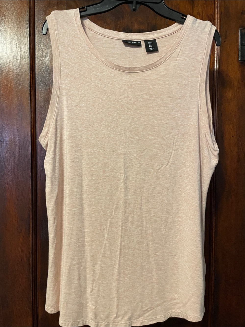 Willi Smith Women’s Sleeveless Tank Top - Light Blush Pink